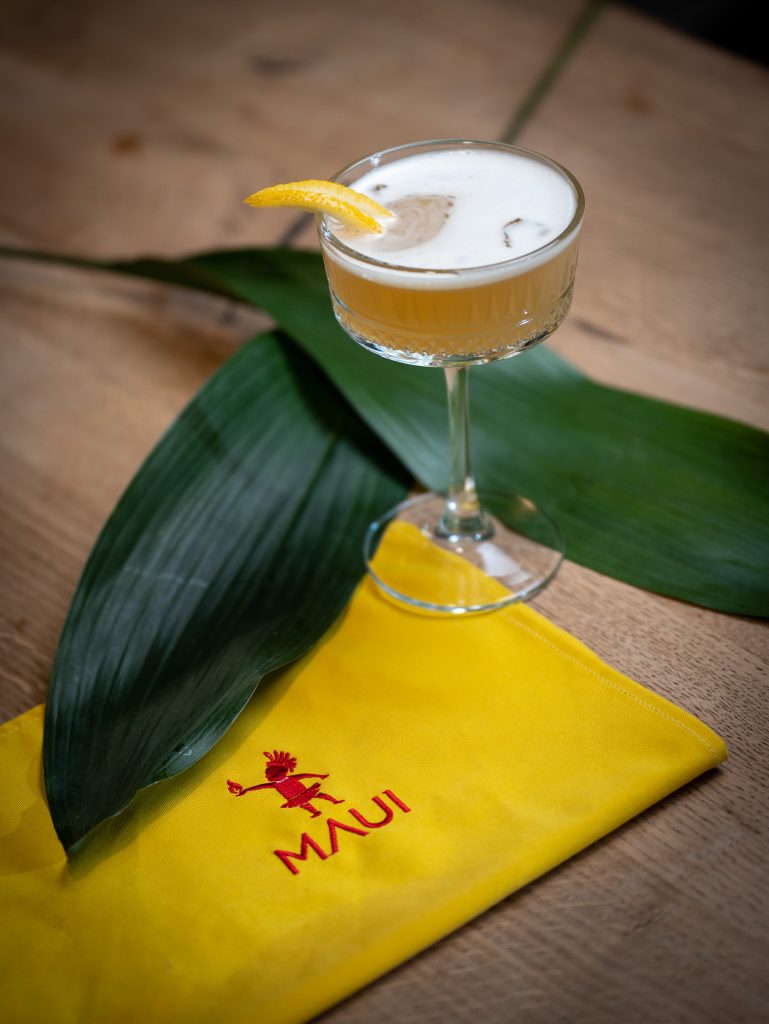 Maui Sour with Sake Flavour Best restaurant Bar in Munich | MAUI Hawasian & Vietnamese Restaurant München