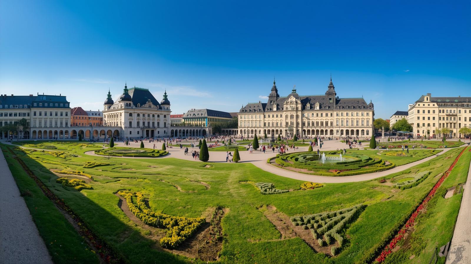 Hofgarten am Odeonsplatz in München nahe dem MAUI – Hawasian & Vietnamese Restaurant im Ludwigpalais