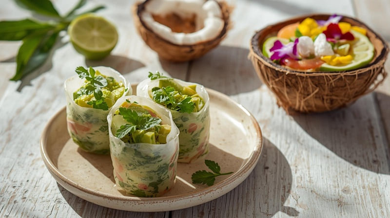 Leichte Gerichte bei MAUI Hawasian Vietnamese Restaurant München Nymphenburg-Vorspeise